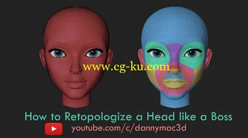 Gumroad – How to retopologize a Head like a Boss – bonus material的图片1