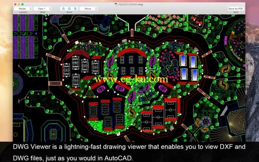 DWG Viewer 1.2.4 MacOSX的图片1