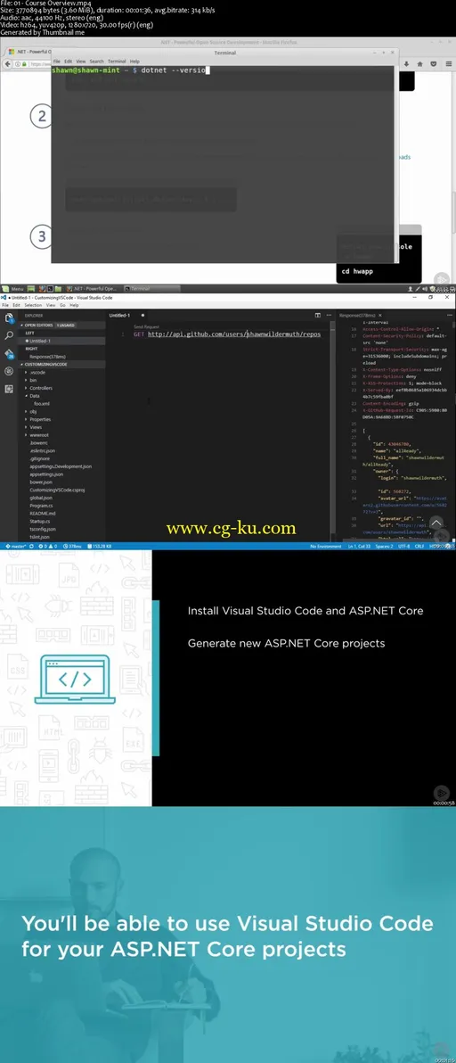 Using Visual Studio Code for ASP.NET Core Projects的图片1