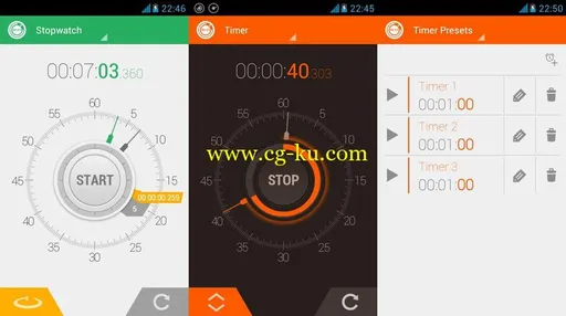 Hybrid Stopwatch & Timer 2.0.5 Android的图片2