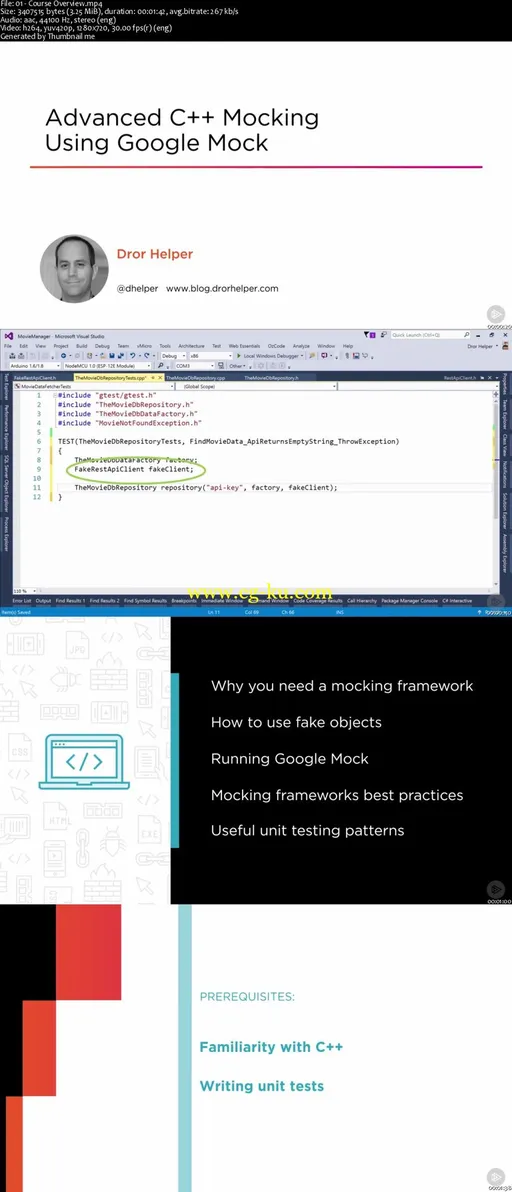 Advanced C++ Mocking Using Google Mock的图片1