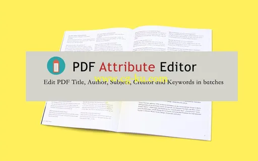 PDF Attribute Editor 1.1 MacOSX的图片1