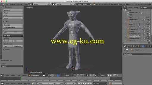 Blender 101 – Blender 321: Character UV Mapping的图片1