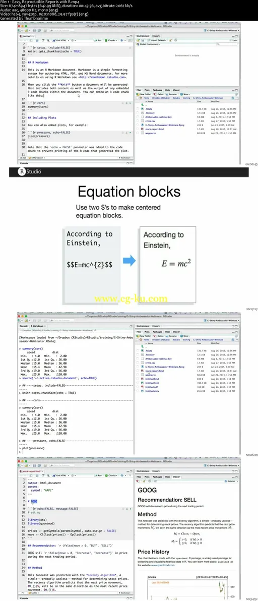 Easy, Reproducible Reports with R的图片1