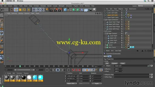 Mograph Techniques: Spline Dynamics with CINEMA 4D的图片3