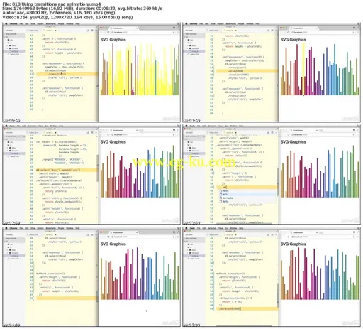 Lynda – Learning Data Visualization with D3.js的图片2