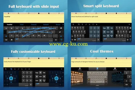 TouchPal Keyboard for Tablet 1.7.0 Android的图片2