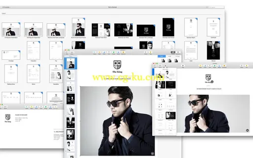 Expert Set – Templates for Pages Keynote Numbers 2.0 MacOSX的图片1