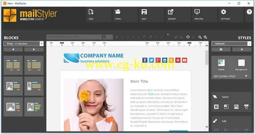MailStyler Newsletter Creator Pro 1.5.0.0 Multilingual Repack的图片1