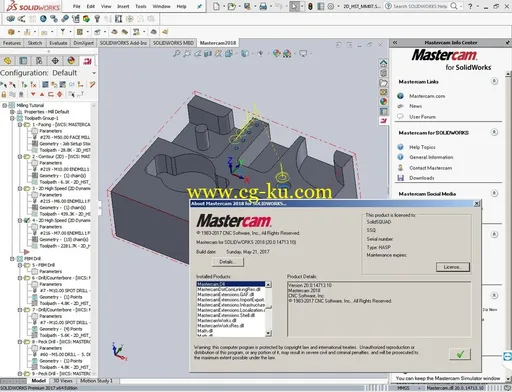 Mastercam 2018 v20.0.14713.10 for SolidWorks 2010-2017 x64的图片2