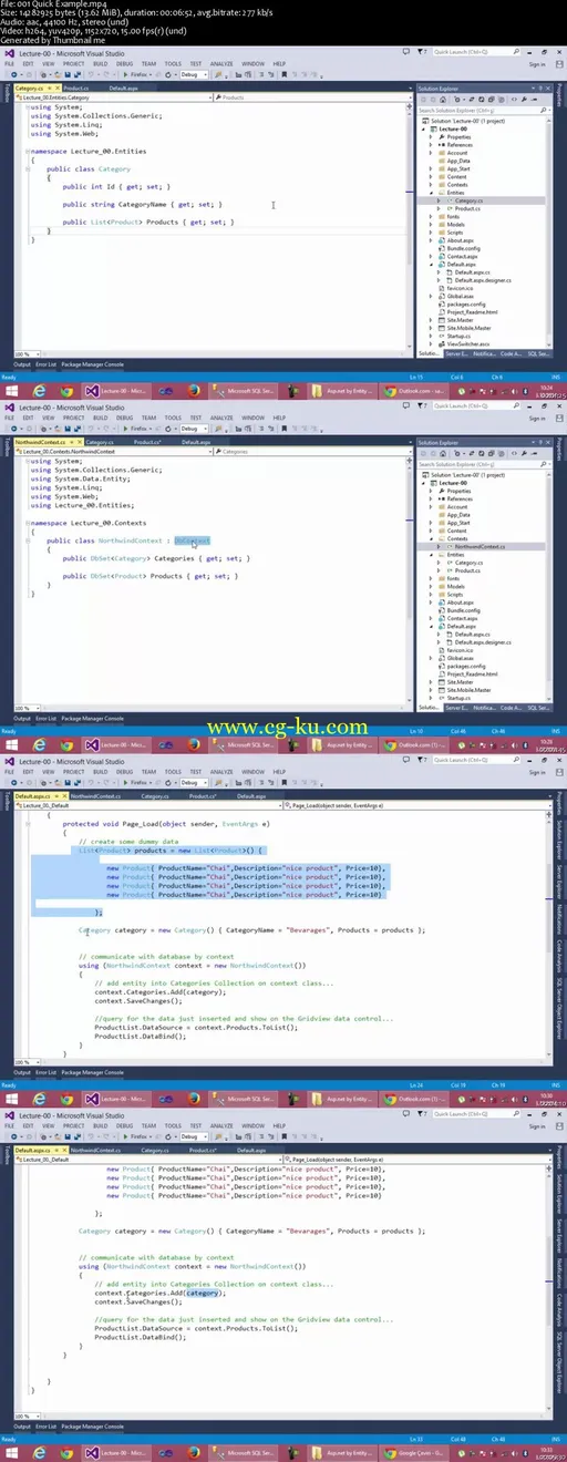 Complete Entity Framework Code First : Asp net的图片2