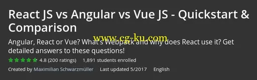 Udemy – React JS vs Angular vs Vue JS – Quickstart & Comparison的图片2