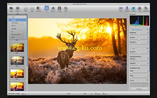 Photo Effect Studio Pro v4.1.1 MacOSX的图片1