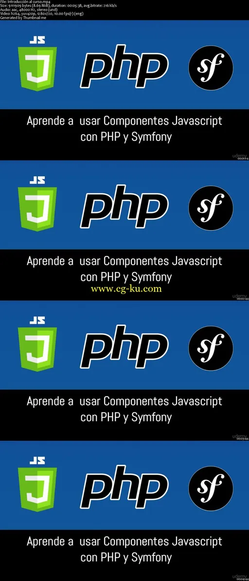 Aprende a  usar Componentes Javascript con PHP y Symfony的图片2