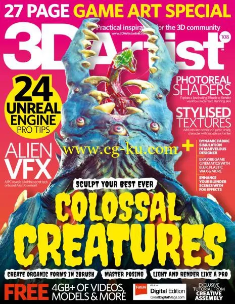 3D Artist – Issue 108 2017-P2P的图片1