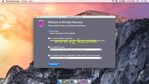 M3 Data Recovery 5.2 MacOSX的图片1