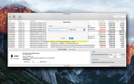 PriceWatcher 1.2.16 Multilingual MacOSX的图片1