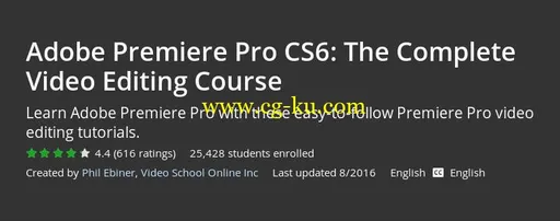 Udemy – Adobe Premiere Pro CS6: The Complete Video Editing Course的图片2