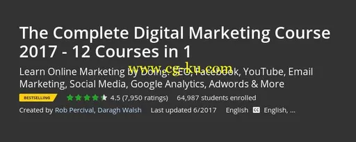 Udemy – The Complete Digital Marketing Course 2017 – 12 Courses in 1的图片2