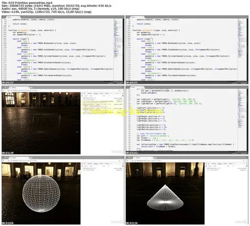 Lynda – Learning 3D Graphics on the Web with Three.js的图片2