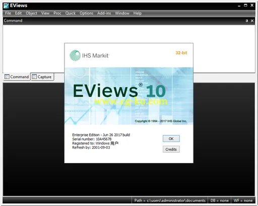 IHS EViews 10.0的图片2