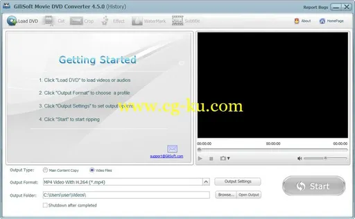 GiliSoft Movie DVD Converter 4.6.0的图片1