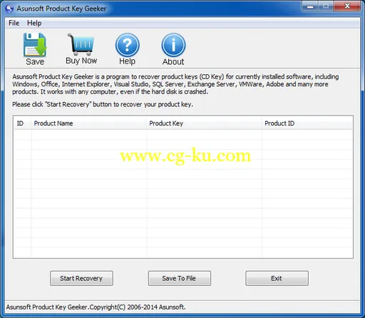Asunsoft Product Key Geeker 4.0的图片1