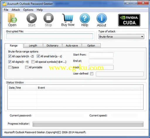 Asunsoft Outlook Password Geeker 4.0的图片1