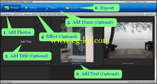 EasiestSoft Picture to Movie Maker 2.0的图片1