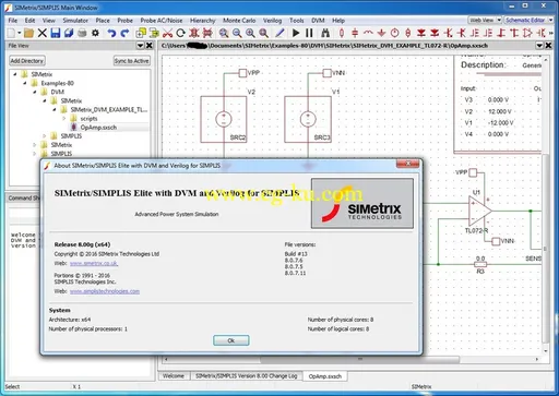 SIMetrix 8.00g的图片2