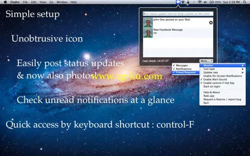 Monitor for Facebook v1.9.11 Multilingual MacOSX的图片1