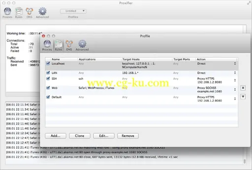 Proxifier for Mac v2.19的图片1