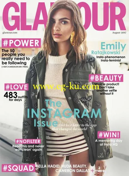 Glamour UK – August 2017-P2P的图片1