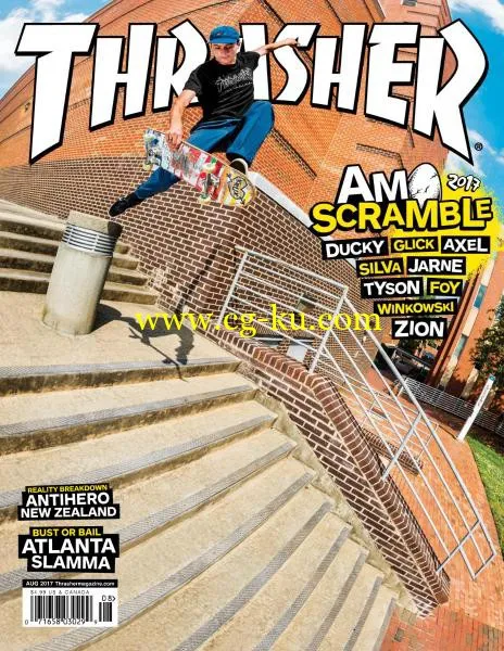 Thrasher Skateboard Magazine – August 2017-P2P的图片1