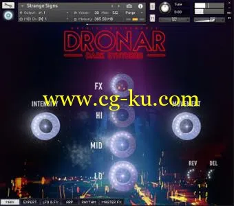 Gothic Instruments DRONAR Dark Synthesis KONTAKT的图片1