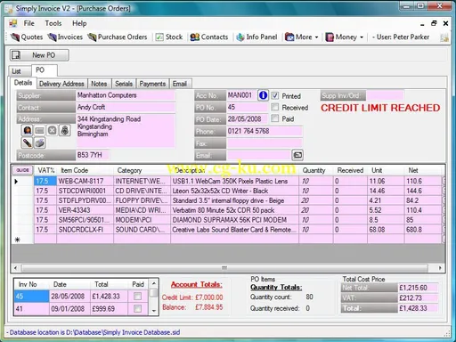 SimpleSoft Simple Invoice 3.5.0的图片1