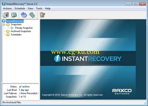 Raxco InstantRecovery Server 2.3.0.318的图片1