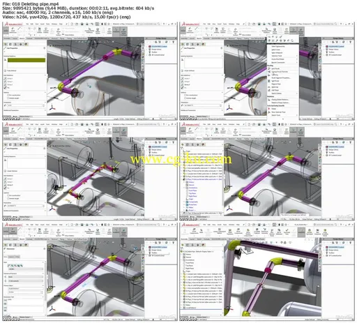 Lynda – SOLIDWORKS: Piping and Routing的图片2