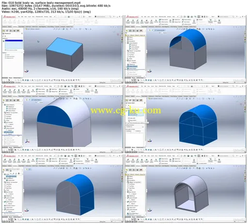 Lynda – SOLIDWORKS: Importing Geometry From Other Applications的图片2