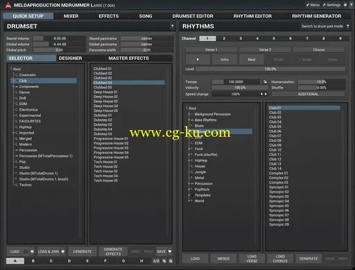 MeldaProduction MDrummer Large v7.00 WiN / OSX的图片1