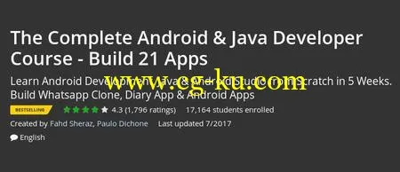 The Complete Android & Java Developer Course – Build 21 Apps的图片2