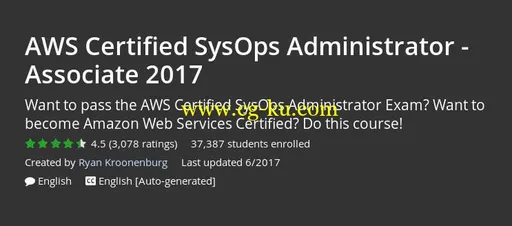 AWS Certified SysOps Administrator – Associate 2017的图片2