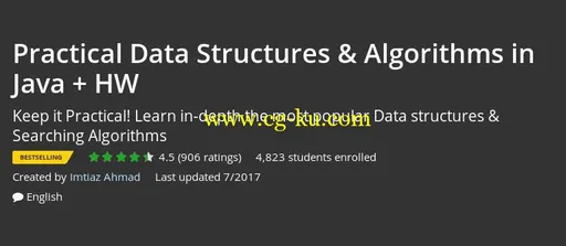 Practical Data Structures & Algorithms in Java + HW的图片2