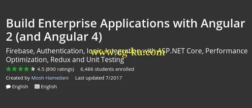 Build Enterprise Applications with Angular 2 (and Angular 4)的图片2