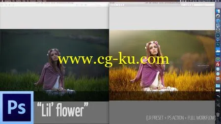 Lil’ flower – Post Proccesing Tutorial的图片1