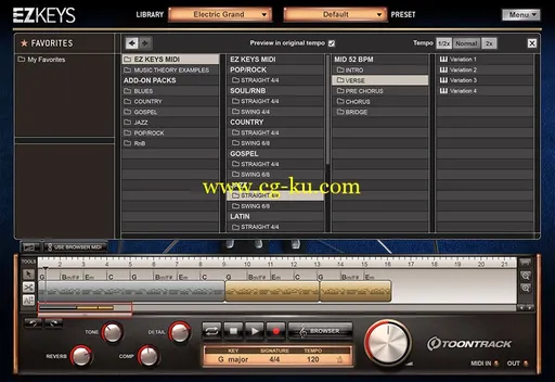 Toontrack EZkeys Electric Grand v1.0.0 Win/MacOSX的图片2