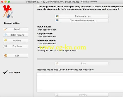 HD Video Repair Utility 3.0.0.0 MacOSX的图片1