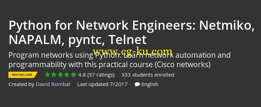 Python for Network Engineers: Netmiko, NAPALM, pyntc, Telnet的图片2