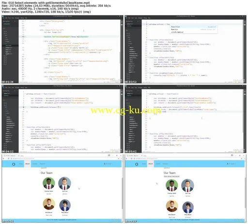 Lynda – The DOM in JavaScript, jQuery, AngularJS, and React的图片2