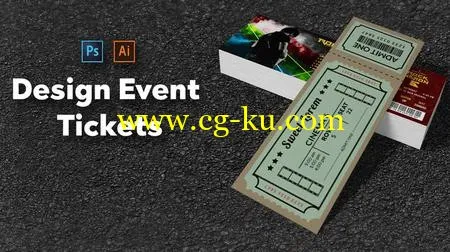 How to design Event Tickets in Photoshop and Illustrator的图片1